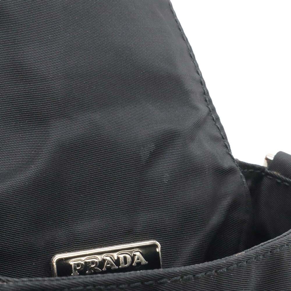PRADA Black Leather Shoulder Bag - Picture 7 of 10